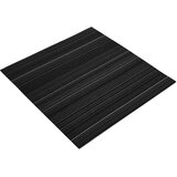  Tepih pločica Prugasta Tamnosiva 50 x 50 cm 36 pcs PP i bitumen | Shoptok.si
