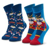 Zooksy Set 2 parov nisex visokih nogavic u Mixtury Bajkowe Modra | Shoptok.si