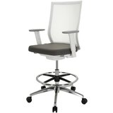 MID.YOU Pisarniški Stol Aspen Work W, Bela, Siva | Shoptok.si