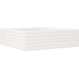  Vrtna sadilica bijela 80 x 80 x 23 cm od masivne borovine | shoptok.hr