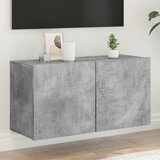  Zidni TV ormarić sivi boja betona 80x30x41 cm | Eponuda.com