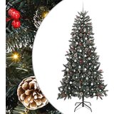 vidaXL Umjetno božićno drvce s stalakom Zelena 129,5 x 129,5 x 240 cm | shoptok.hr