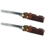 Lopatica za Razmazivanje Fackelmann Smeđa Srebrna Nehrđajući Čelik 19 cm (2 kom.) | shoptok.hr