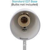 Aigostar Stona lampa sa stezaljkom 1xE27/11W/230V srebrna/hrom | Eponuda.com