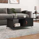 vidaXL Stolić za kavu crni 90x50x40 cm od konstruiranog drva Cijene