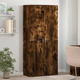 vidaXL Omarica za čevlje dimljeni hrast 80x39x178 cm inženirski les | Shoptok.si