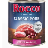 Rocco Classic Pork 6 x 800 g Svinjina s piščancem in teletino