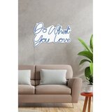 WALLXPERT dekorativna plastična led rasveta do what you love blue Cene