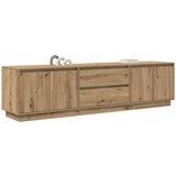 vidaXL TV ormarić s LED svjetlima Artisan hrast 193,5x41x50 cm | shoptok.hr