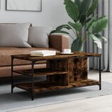 vidaXL Stolić za kavu boja hrasta 100x50x45 cm konstruirano drvo | shoptok.hr