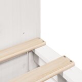  Krevet s regalom za knjige bez madraca bijeli 135x190cm od drva | shoptok.hr