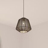 Atmosphera Luster na kablu JILY 1xE27/40W/230V juta crna | Eponuda.com