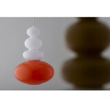  Argon 8822 - Visilica na sajli DIEGO 1xGU10/5W/230V bela/narandžasta | Eponuda.com