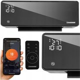 2000W zidna wifi grijanje zračna zavjesa lcd aplikacija zelvion + daljinski upravljač crni | shoptok.hr