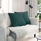 vidaXL Blazine za kavč 2 pcs Temno zelena 70 x 50 cm blago | Shoptok.si