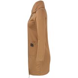Pri Thin long sweatshirt with a diagonal zipper and a BEATA neck warmer | Shoptok.si