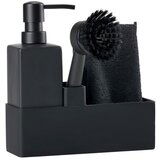 Zone 3-delni set set za pomivanje posode v črni barvi Zone Trio | Shoptok.si