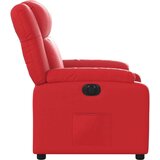  Električni naslanjač rdeče umetno usnje, (20928433) | Shoptok.si