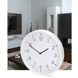 Nedis CLWA1226WT - Zidni sat, prečnik 30,8 cm, napajanje 1xAA, bela | Eponuda.com