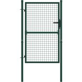 vidaXL Vrata za ograjo iz jekla 100x125 cm zelena, (20708241) Cene