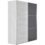 Matis Američki plakar, 179x64x221.5cm, Hrast-antracit Cene