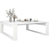 vidaXL Stolić za kavu bijeli 100 x 100 x 35 cm od iverice | shoptok.hr