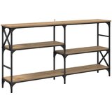  Konzolna stolica s policom Umjetnički hrast 150 x 29 x 76,5 cm | Eponuda.com