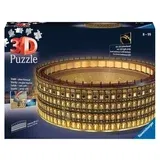 Ravensburger Puzzle - 3D Puzzle - Kolosej v Rimu ponoči, 216 delov