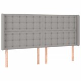  LED uzglavlje svjetlosivo 203 x 16 x 118/128 cm od tkanine | Eponuda.ba
