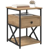  Noćni ormar s ladicama 2 pcs Umjetnički hrast 40 x 42 x 55 cm | shoptok.hr
