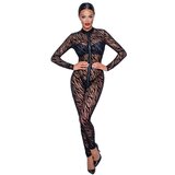 Noir Handmade Jumpsuit Delicate Tiger Design 2730561 S Cene