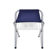 vidaXL Komplet 4 sklopive stolice za kampiranje prilagodive visine | shoptok.hr