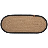 Vitaus Crni/u prirodnoj boji set tepiha za stepenice 16 kom 25x65 cm Milo Frame – Cijene