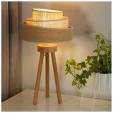  Duolla - Stona lampa YUTE TRIO 1xE27/15W/230V prečnik 25 cm braon/siva/bež | Eponuda.com