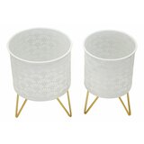 Mauro Ferretti Kovinska stojala za cvetlične lonce v kompletu 2 ks ø 16 cm (višina 20 cm) Carly – | Shoptok.si