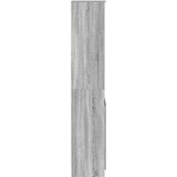 vidaXL Visoka komoda siva sonome 50x35x180 cm od konstruiranog drva | shoptok.hr