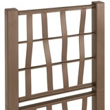  Vrtni saksija s rešetkom Smeđa 36 x 36 x 140 cm PP | shoptok.hr