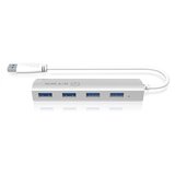 Icybox razdelilec hub 4 vhodi, usb 3.0, bel | Shoptok.si