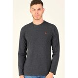 Dewberry T8588 BIKE COLLAR MEN'S SWEATSHIRT-ANTHRACITIS Cene