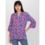 Fashion Hunters Women's Boho Blouse with 3/4 Sleeves Sublevel - Multicolor | Shoptok.si