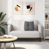  Jastuk za leđa Tamno siva 45 x 24 x 50 cm tkanina | shoptok.hr