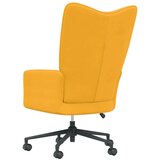  Stolica za opuštanje boja senfa baršunasta | shoptok.hr