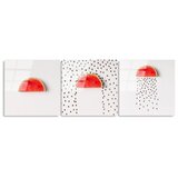 WALLXPERT dekorativna slika od kaljenog stakla (3 komada )uv 853 50 x 50 | ePonuda.com