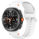 Silikonska narukvica za pametni sat Samsung Galaxy watch 8 bela | Eponuda.com