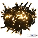  61-dijelni set božićnih kuglica s vrhom 150 LED bijelo-sivi | shoptok.hr