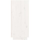 Ormarić za cipele bijeli 60 x 35 x 80 cm od masivne borovine | shoptok.hr