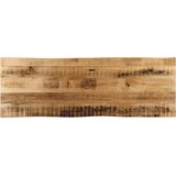 Stolna ploča sa živi rub 110x40x2,5cm masivno grubo drvo manga | shoptok.hr
