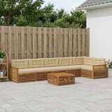 Set vanjskih sofa 7 kom. Prirodna i bež | shoptok.hr