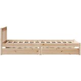  Okvir kreveta bez madraca 90 x 200 cm od masivne borovine | shoptok.hr