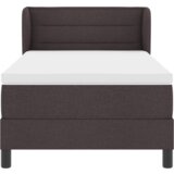 Box Spring Krevet s Madracem - Tamno smeđi 80x200 cm Tkanina | shoptok.hr